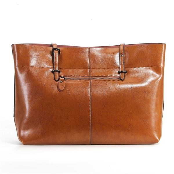 

ladies leather tote bag large capacity black casual shoulder fashion