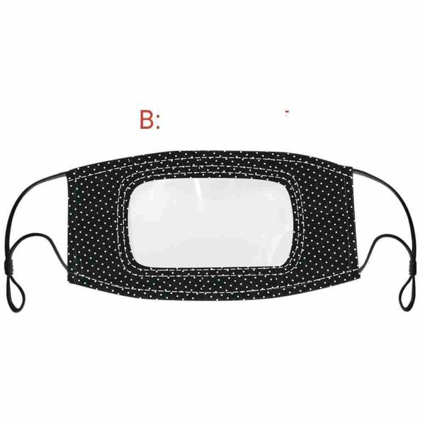 

печатный окно рта пылезащитная ткань хлопчатобумажная глухая ветрозащитная маска с видимым взрослым прозрачным лицом унисекс маски от нас не