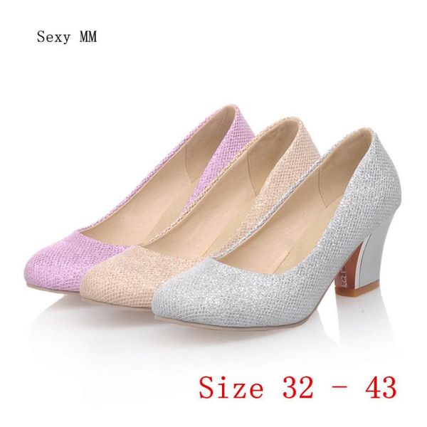 

high heels women pumps high heel shoes stiletto woman shoes kitten heels small plus size 32 33 - 40 41 42 43, Black
