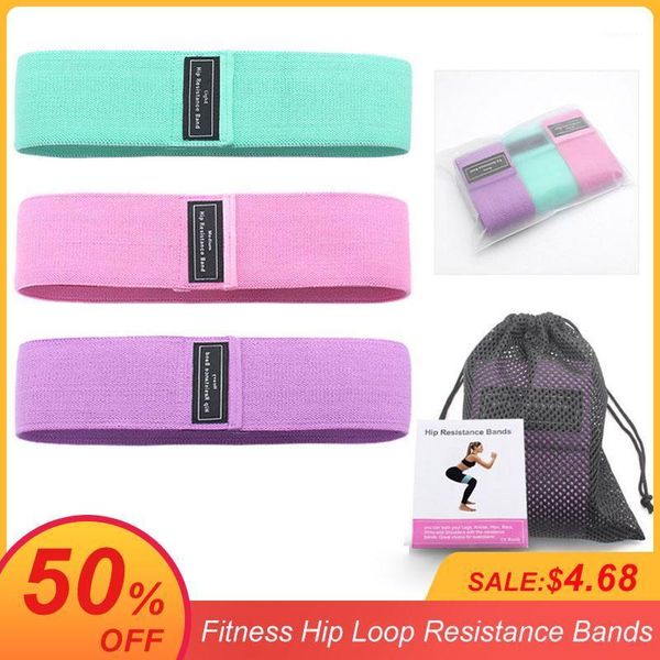 

resistance bands fitness yoga hip loop anti-slip squats expander strength rubber gym training braided elastic band1