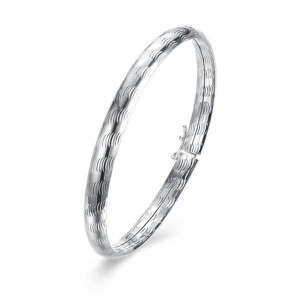 

925 wholesale fashion jewelry silver bracelet beautiful jewelry quality good b273, Black