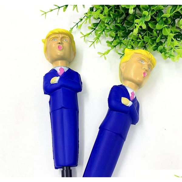 

donald trump squishy pen slow rebound simulated cartoon funny pens slow rising squeeze novelty decompress sqccrx lyqlove