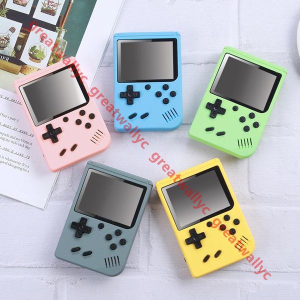 

portable mini handheld games 500 retro video game console 8-bit 3.0 inch color lcd handheld game console kid game player