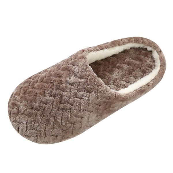 

women's house women winter warm home slipper slip-on anti-skid flower indoor bedroom casual shoes woman soft plush snow slipper, Black