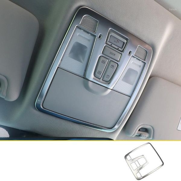 

other interior accessories lsrtw2021 stainless steel car roof reading light frame trims decoration for changan cs75 2021 accessories1
