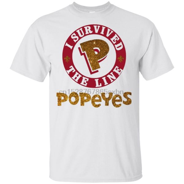 

я пережил line popeyes белый серый для мужчин современные повседневный дизайнеры балахон футболки толстовки