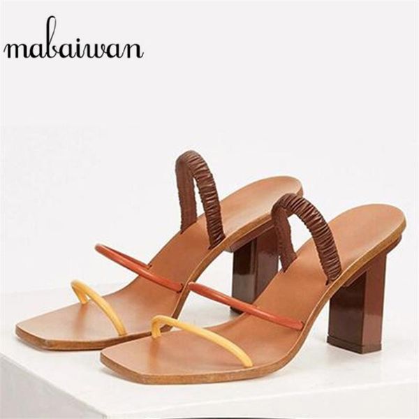 

mabaiwan 2020 новый год сбора винограда женщин сандалии высокой пятки свадебное платье обувь женщины назад ремень партии narrow band повседн, Black