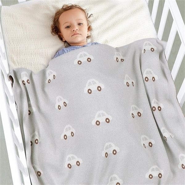 

baby blankets newborn swaddling stroller bed knitted cotton monthly toddler blanket stuff for cobertor infantil wrap kids quilts y201009