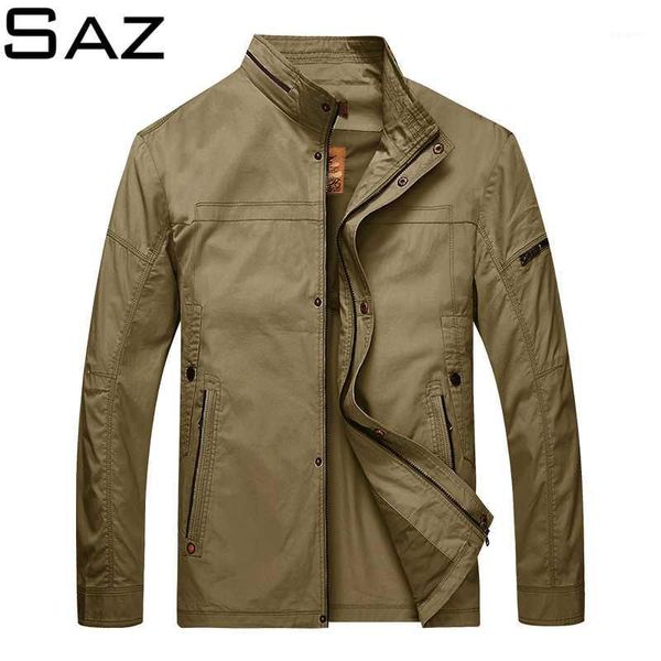 

saz new fashion jacket men fashion casual loose mens jacket sportswear outdoors coat mens jackets and coats1, Black;brown