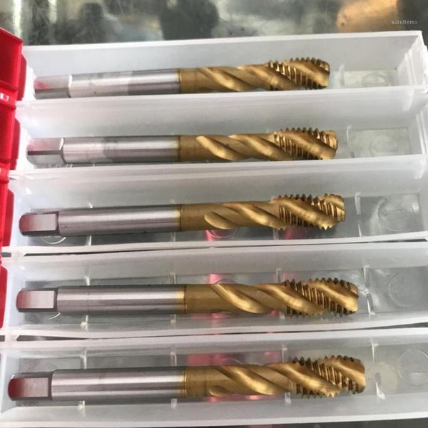 

made in usa cleveland titanium coating spiral tap m14-241