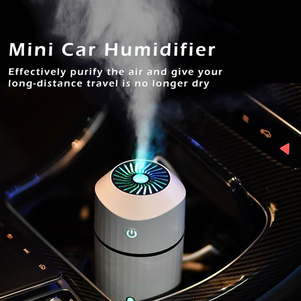 

usb aromatherapy oil diffuser,cool mist humidifier 320ml ultrasonic portable humidifying for kids rooms office bedroom, 7 colors night light