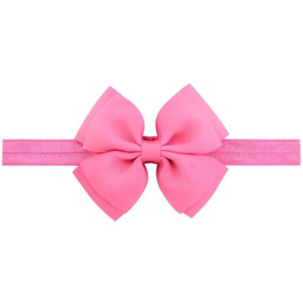 

1piece sweet color kids bow headband solid ribbon bows with thin hairband pgraphy props girls bow tiara headwrap 787 q sqcfrl