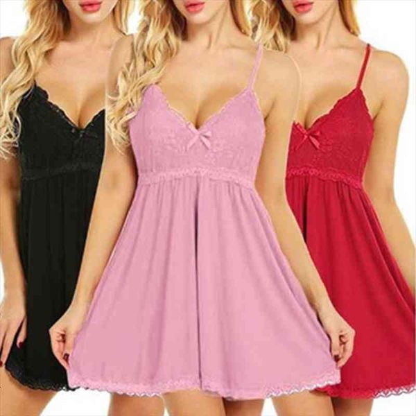 

7xl women large lace nightgown nightdress stretch dress sleepwear lingerie plus size nightwear ladies sleepwear homewear, Black;red