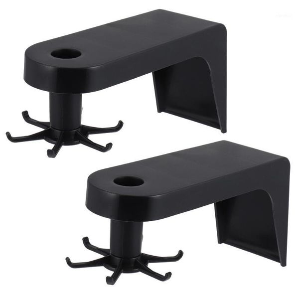 

2pcs rotatable wall hooks punch wall hangers kitchen organizers1