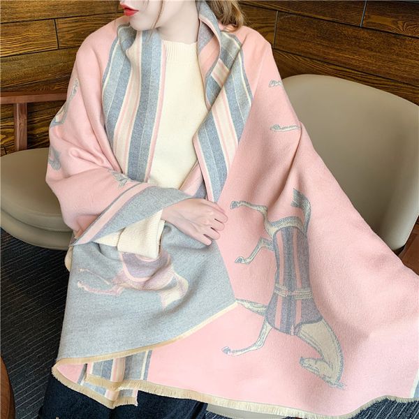 

верховая шарфы для женщин в осенне-зимний период, Blue;gray