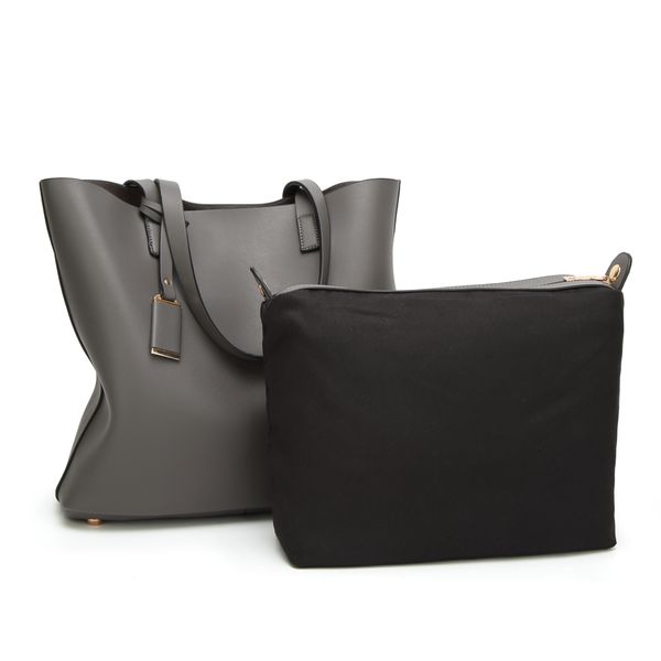 

hbp women handbags composite 2 pcs set bucket bags ladies fashion tote 2021 style hand bag wholesale pu leather ladies handbag