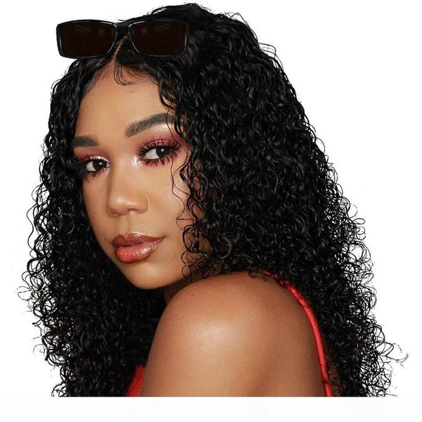 

150% density 360 lace frontal wig pre plucked with baby hair 10-24 malaysian water wave lace front human hair wigs remy, Black;brown