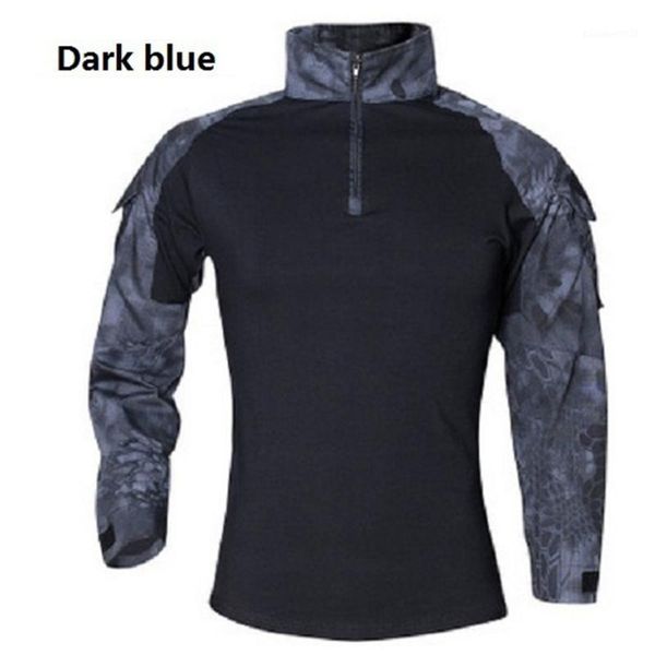

men's t-shirts 2021 brand clothing autumn spring men long sleeve tactical camouflage t-shirt camisa masculina quick dry army shirt1, White;black