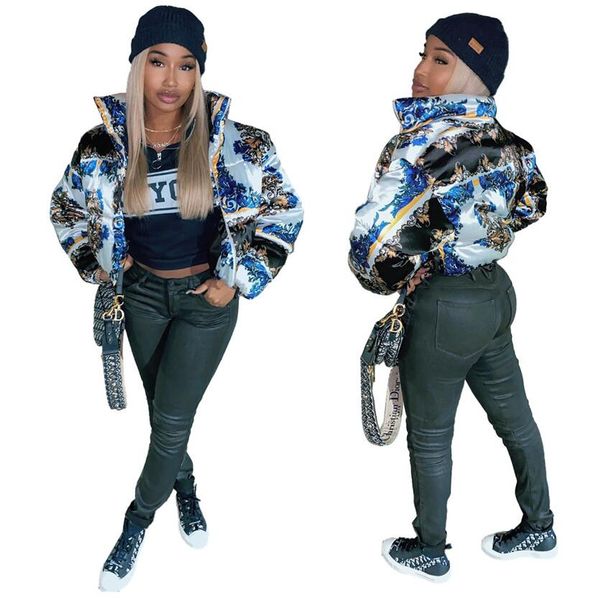 

женщины дизайнеров одежды parka winter wadded куртки молнии хлопок-ватник windstopper puffer пальто краткости способа куртки новый f110406, White