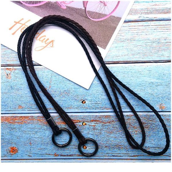 

fashion simple weaving pu lanyards neck straps lanyard for keys for id card pass gym usb phone lanyard hang ro qylnqv