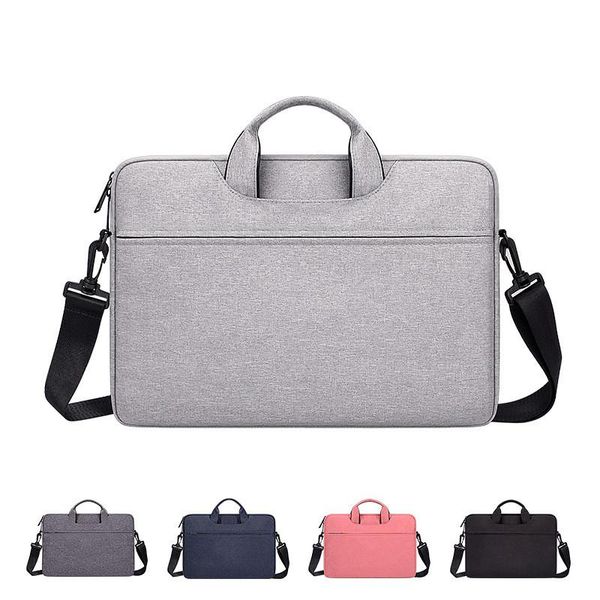 

men women all-match briefcase lapbag office travel business shoulder tote waterproof seismic phones document storage pouch