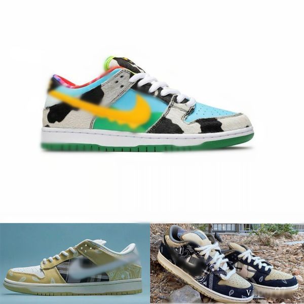 

2020 sb low dunk pro коренастый dunky safari женщин людей скейтборд обувь travis futura красный зеленый спорт кроссовки scotts кроссовки, Black