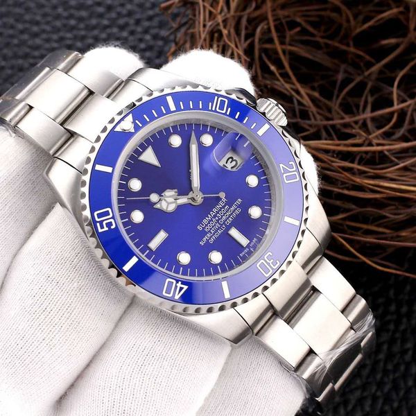 

2020 selling men's stainless steel water ghost mechanical automatic watch, Slivery;brown