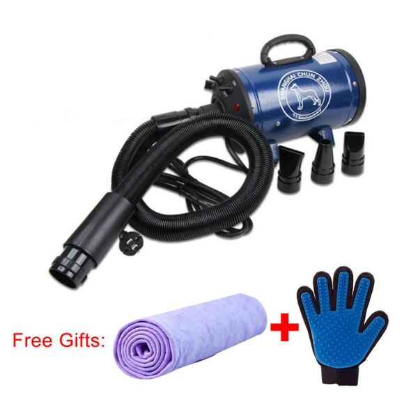 

electric hair brushes dog grooming dryer pet cat blower warm wind 2400w eu plug pink blue color bs-2400 ship from russia