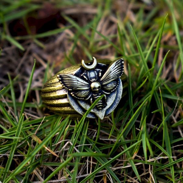 

dropshipping dead head ring, Golden;silver