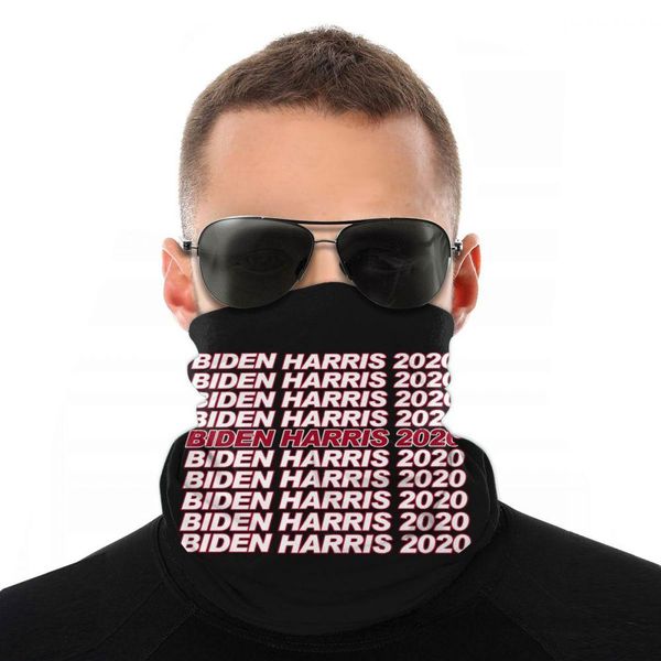 

biden harris 2020 america usa шарф полуселива маска для лица хэллоуин трубка шарф трубчатые банданы мультифункциональный оголовье cycly camp, Black