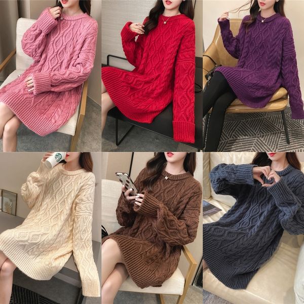 

ghggo size east gate languid style diamond thick needle large korean loose pullover thickened pullover sweater sweater sweaterdiamond woman, White;black