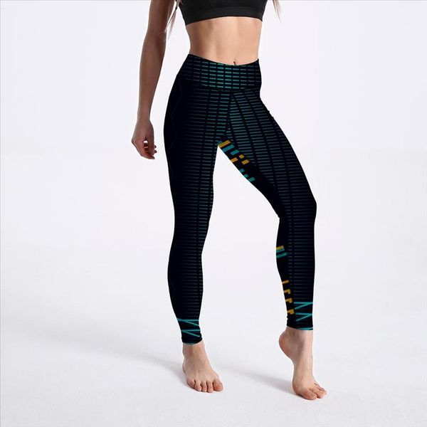 

new fashion style female workout sportswear elastic force skinny breathable sporting women outdoor polyester fitness leggings, Black