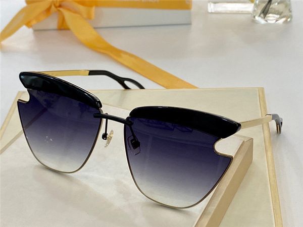 

1310 women and men popular sunglasses fashion cat eye wrap model full frame leopard double color frame come with box, White;black