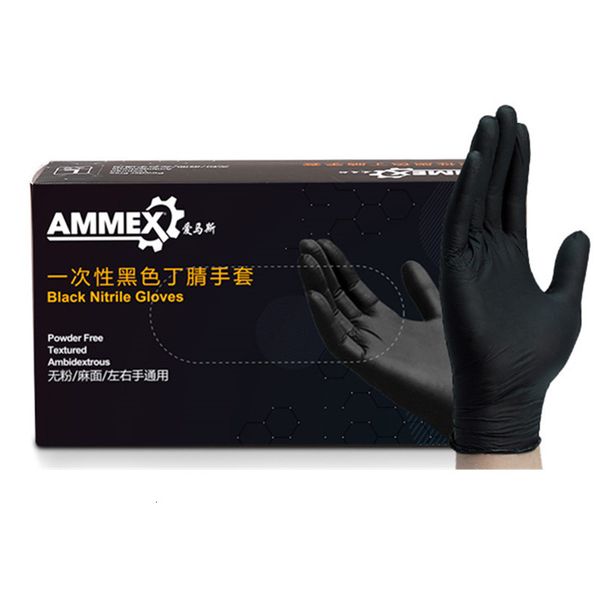 

box in stock packaging protective work safety disposable nitrile glove latex gloves ordinary protection