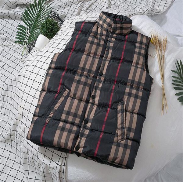 

2020 winter mens sleeveless jacket zipper jacket jacket coat casual vests mens fashion vest male cotton-padded vestsa variety, Black;white