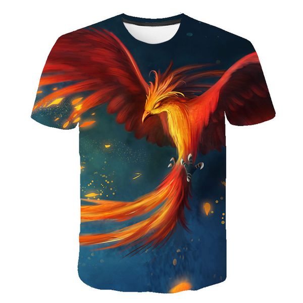 

animal printed summer for 3d print shirts aesthetic horror kawaii men clothing