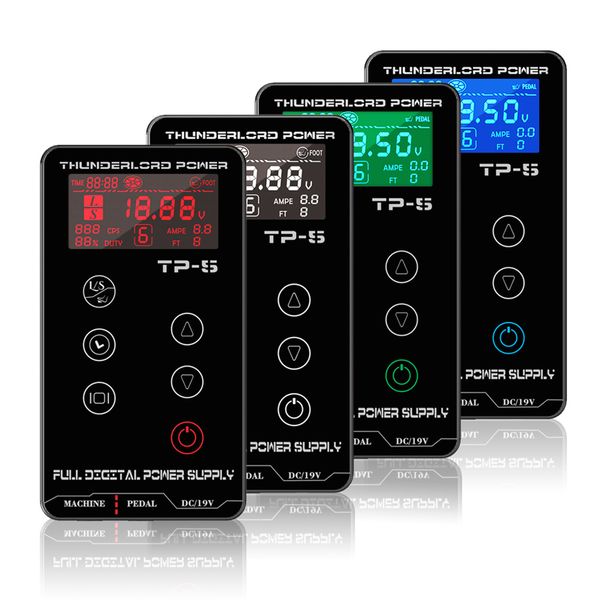 

new tattoo power supply tatuagem for tattoo machines touch screen source tp-5 digital lcd makeup dual tattoo power supplies