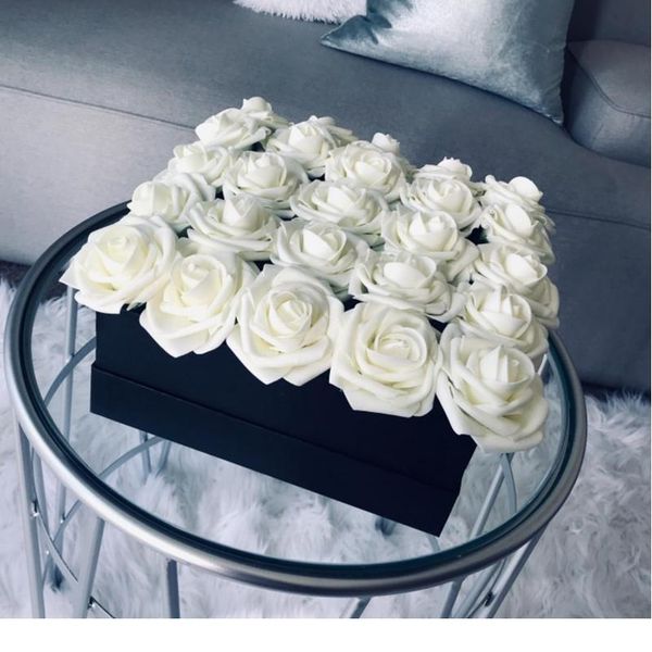 

sale 10/20 heads 8cm new artificial pe foam rose flowers bride bouquet home flower wedding decorations scrapbooking di wmtnpi