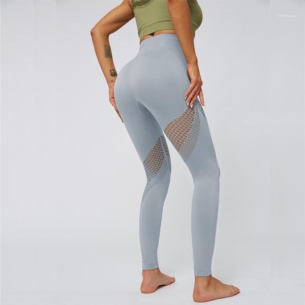 

yoga outfits seamless high waist athletic leggings gym tight tummy control tights cut out active sportswear1, White;red