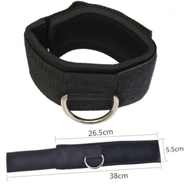 

resistance bands d-ring ankle anchor strap belt gym fitness cable attachment thigh leg lifting exercise elastic band1
