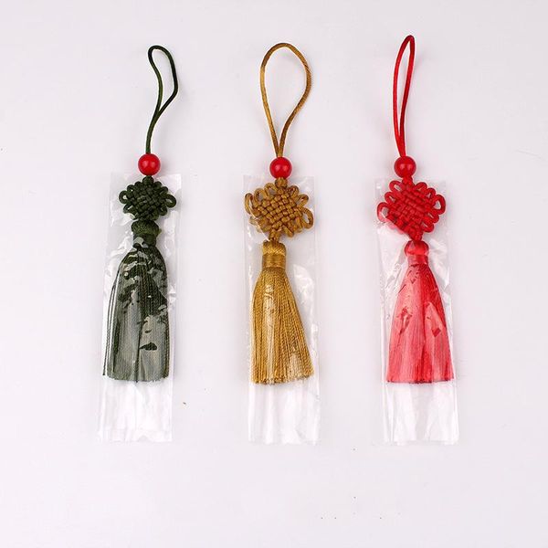 

12pcs lot 5cm chinese knot tassel with beads silk fringe sewing tassel trim decorative key tassels for curtains home decoration h wmtksh