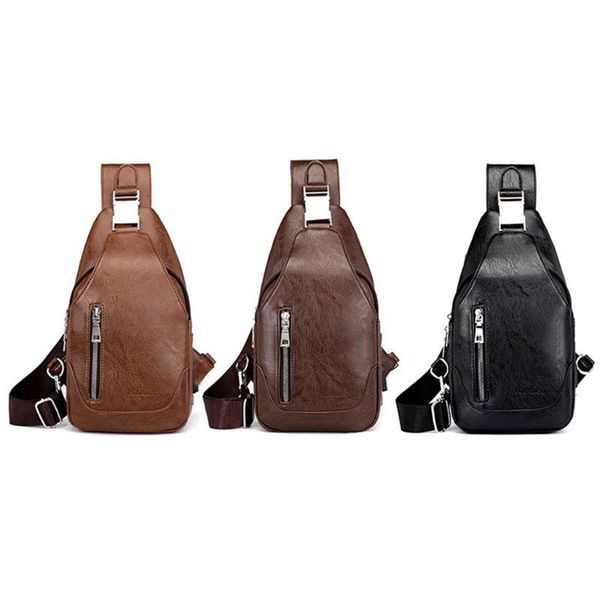 

charging sport shoulder bag crossbody men's usb handbag outdoor sling chest pack hbyd3 mukk