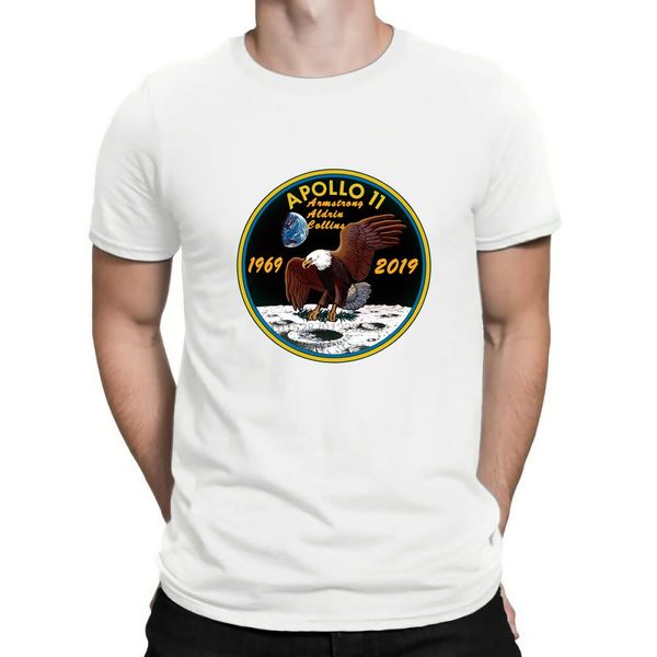

apollo 11 50th golden anniversary 1969 fashion short sleeve youth round collar customized comfortable man sport sweatshirt hoodie t shirt