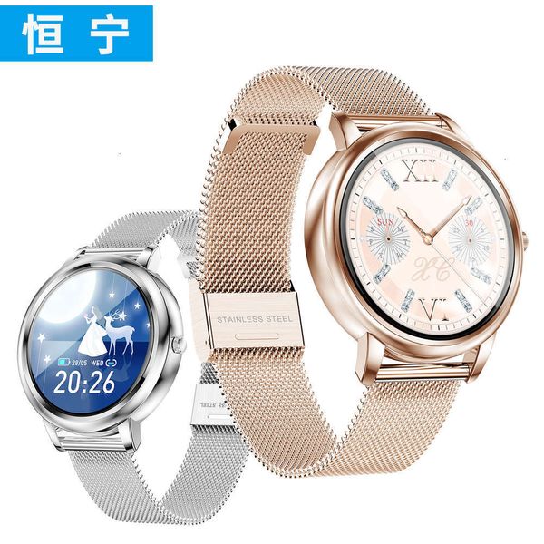 

new mk20 female smart wristwatch multifunctional waterproof custom background sports electronic bracelet giftjk