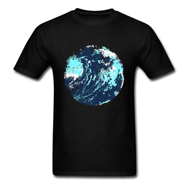 

painted abstract artistic maverick wave ocean art custom short sleeve fashion car styling xxxl sport hooded sweatshirt hoodie men t shirt