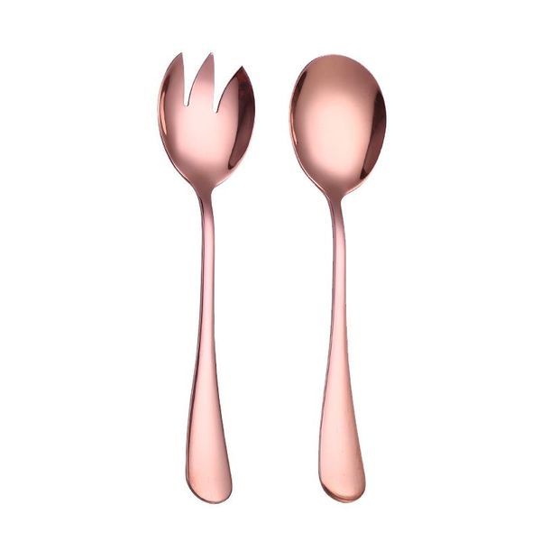 

spklifey gold salad spoons stainless steel spoon set 2 pcs cutlery gold set unique gold dessert spoon ettuce cutlery h wmthhf