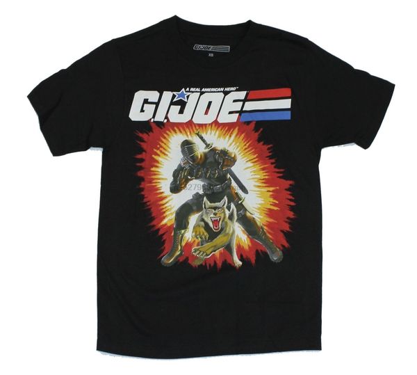 

g.i. joe mens t-shirt - snake eyes classic figure art gi joe [apparel] sport hooded sweatshirt hoodie