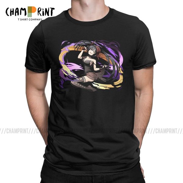 

sport date a live anime kurumi tokisaki men t shirt novelty tees short sleeve crewneck t-shirts 100% cotton 6xl clothes