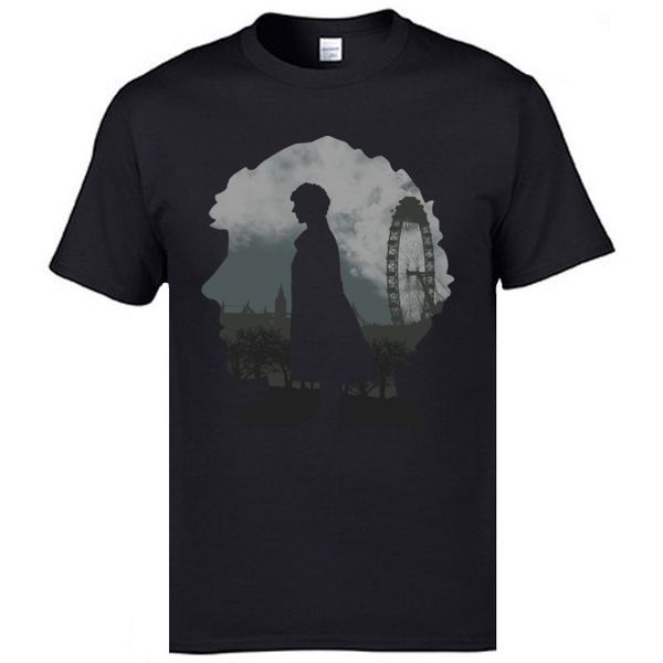 

sherlock world detective geek prevailing printing round collar for men camiseta character hoodie designers t shirts sweatshirt