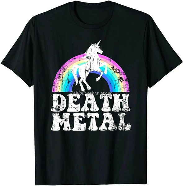 

funny rainbow unicorn death metal distressed men gift s 3xl for youth middle age the elder hoodie designers t shirts sweatshirt